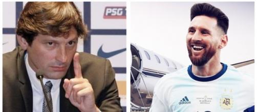 Leornado n'a pas apprécié le dernier voyage de Messi en Argentine pour disputer les matchs avec sa sélection - Source : montage, Instagram