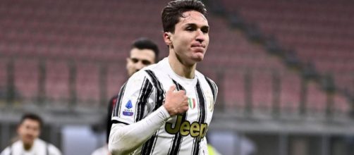 Federico Chiesa, centrocampista della Juventus.