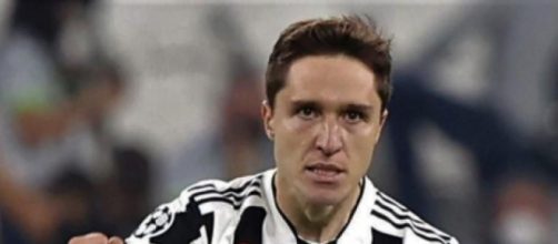 Federico Chiesa, centrocampista della Juventus.