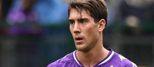 Dusan Vlahovic, giocatore della Fiorentina.