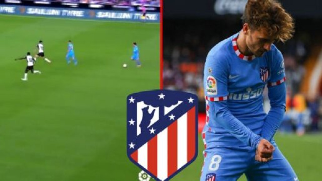 Atlético : Le bijou d'Antoine Griezmann contre Valence (captures YouTube)