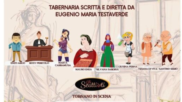 Locandina dello spettacolo 'Dante e Divina'.