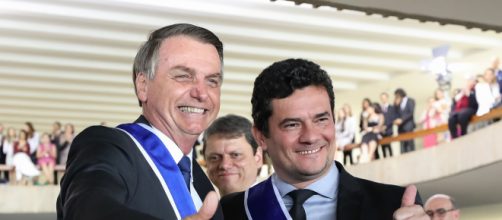 Moro e Bolsonaro trocam farpas (Marcos Corrêa/PR)