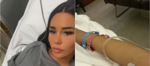Milla Jasmine hospitalisée d'urgence à cause d'une embolie pulmonaire, elle donne enfin des nouvelles à ses fans - Source : Snapchat
