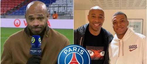 Thierry Henry tacle sévèrement le PSG et la gestion de Kylian Mbappé (captures YouTube)