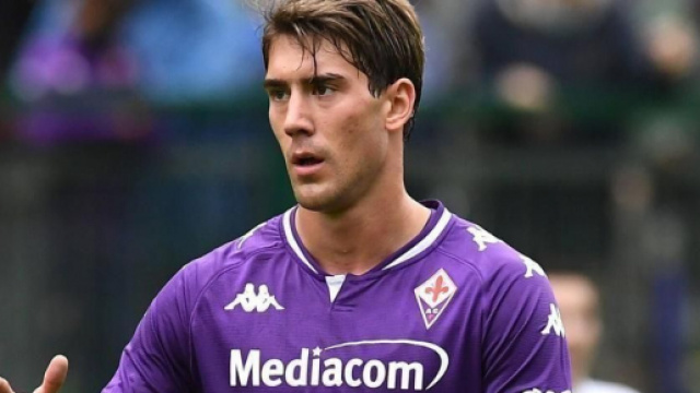 Dusan Vlahovic, giocatore della Fiorentina.