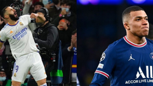 Karim Benzema va affronter Mbappé en Ligue des champions. (crédit Twitter)