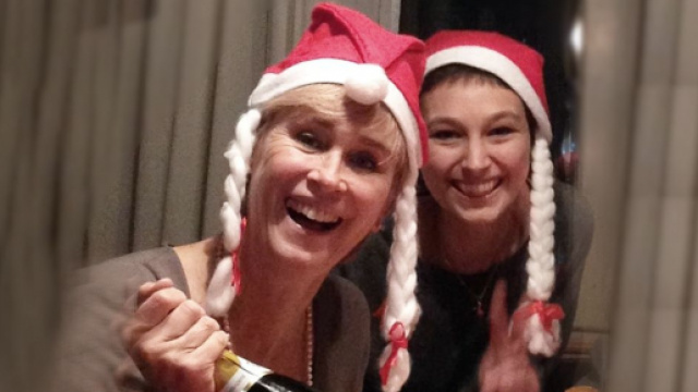 Marina Giulia Cavalli insieme alla figlia Arianna Alpi.