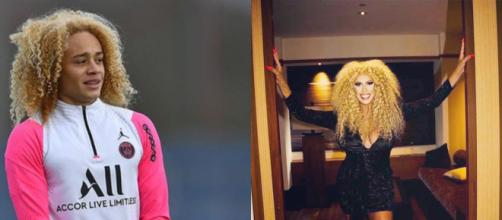 Xavi Simons comparé à Afida Turner sur Twitter - Source : montage, Instagram