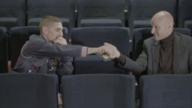 'On parie un resto', la rencontre entre Marco Verratti et l'arbitre Tony Chapron (capture YouTube)