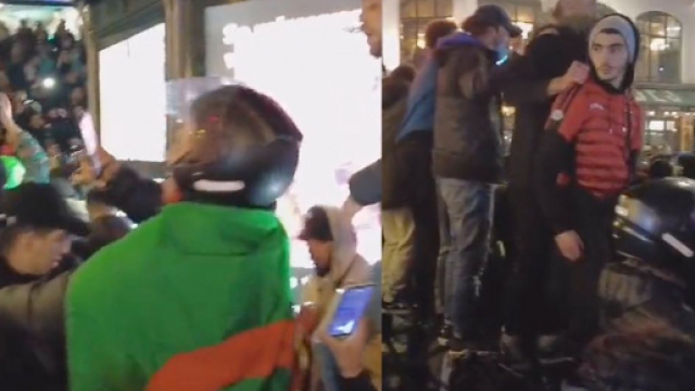 Eric Zemmour insult&eacute; par des supporters alg&eacute;riens. (cr&eacute;dit Twitter)