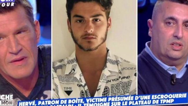 Benjamin Castaldi s'écharpe en direct avec un patron de bar dans TPMP / Capture C8