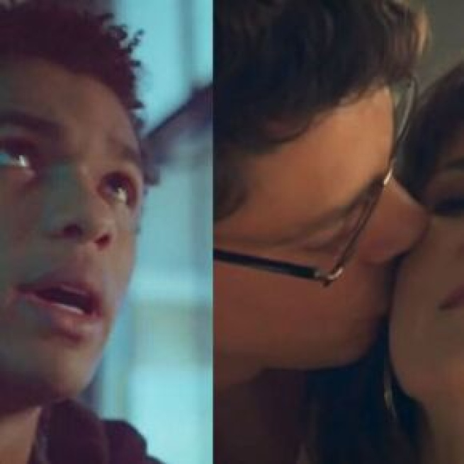 Ravi, Christian e Lara em 'Um Lugar ao Sol' (Fotomontagem/Reprodução/TV Globo)