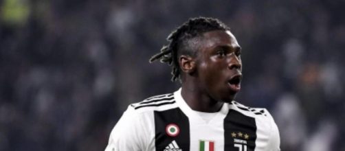 Moise Kean, giocatore della Juventus.