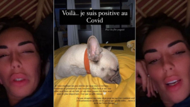 Hilona vaccinée et positive à la Covid-19 : elle risque de passer les fêtes de fin d'année seule avec son chien.