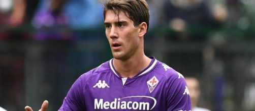 Dusan Vlahovic, giocatore della Fiorentina.