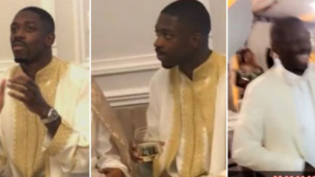 Ousmane Dembélé est désormais un homme marié. (crédit Twitter)