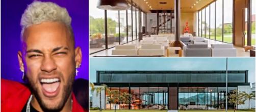 Neymar s'offre une nouvelle maison de luxe pour Noël (captures YouTube)