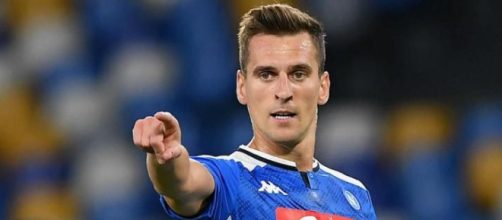 Arkadius Milik, giocatore ex Napoli.