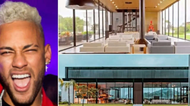 Neymar s'offre une nouvelle maison de luxe pour Noël (captures YouTube)