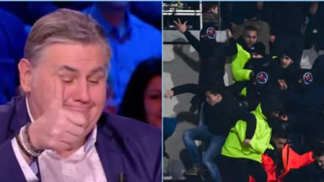 Pierre Ménès se réjouit des sanctions de l'OL et de Paris (captures YouTube)