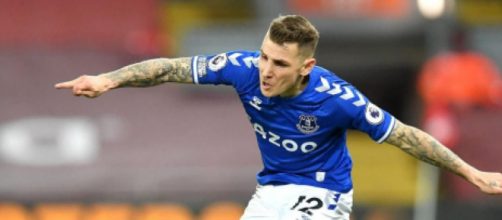 Lucas Digne, terzino dell'Everton.