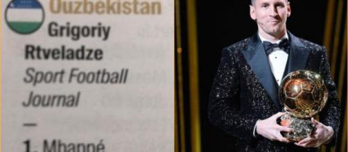 Le vote hallucinant du journaliste ouzbek au Ballon d’Or révélé (captures YouTube et France Football)