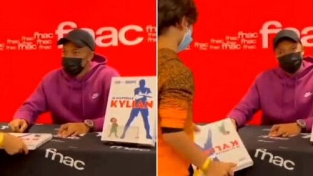 La réaction de Kylian Mbappé quand un enfant lui parle du Real Madrid fait le buzz (captures YouTube)