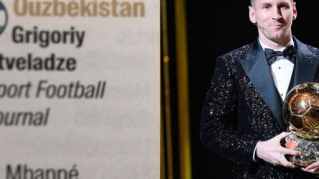 Le vote hallucinant du journaliste ouzbek au Ballon d&rsquo;Or r&eacute;v&eacute;l&eacute; (captures YouTube et France Football)