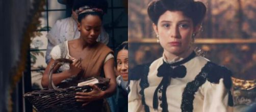 Isabel e Esperança em 'Nos Tempos do Imperador' (Fotomontagem/Reprodução/TV Globo)