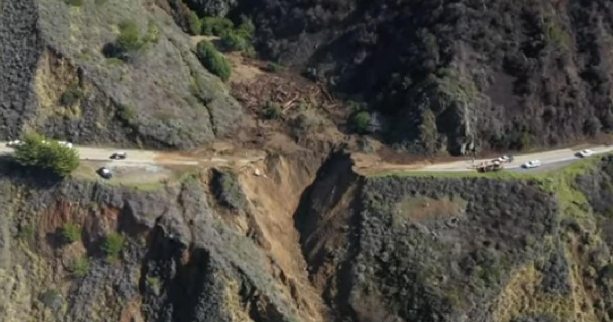 California Highway 1 portion collapses due to heavy rain, snow disrupts