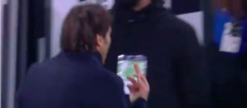 Antonio Conte et le président de la Juventus s'insultent - ©capture d'écran vidéo Twitter