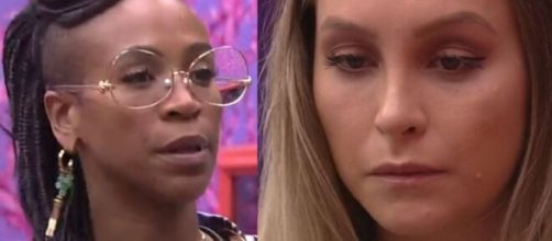 Karol e Carla se desentenderam no 'BBB21'. (Fotomontagem)