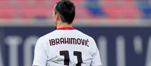 Zlatan Ibrahimovic, attaccante del Milan.