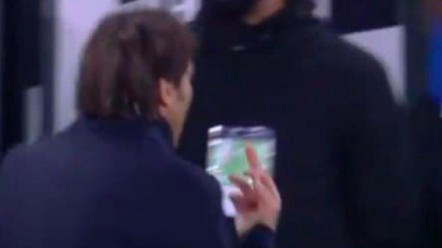 Antonio Conte et le président de la Juventus s'insultent - ©capture d'écran vidéo Twitter