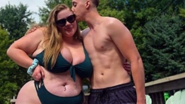 Elle p&egrave;se deux fois son poids mais ils s'aiment - &copy;capture d'&eacute;cran Instagram