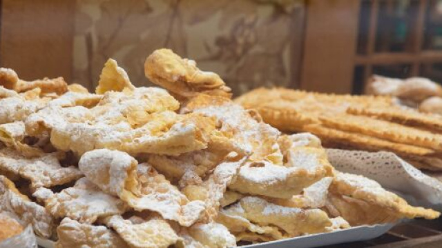 Le Frappe il dolce del carnevale.