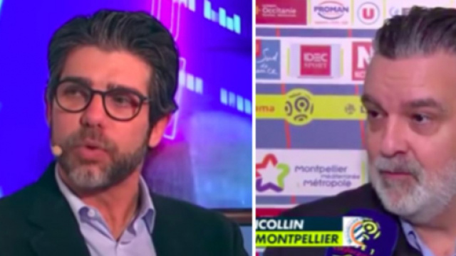 Laurent Nicollin lance le match OL - Montpellier et tacle Juninho en conf&eacute;rence de presse &copy;montage vid&eacute;o