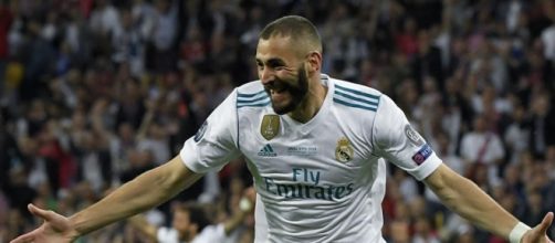 Karim Benzema, punta del Real Madrid.