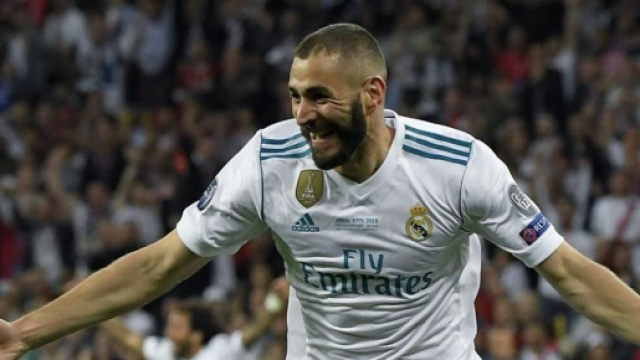 Karim Benzema, punta del Real Madrid.