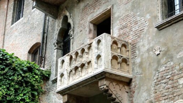 Balcone della casa di Giulietta a Verona.
