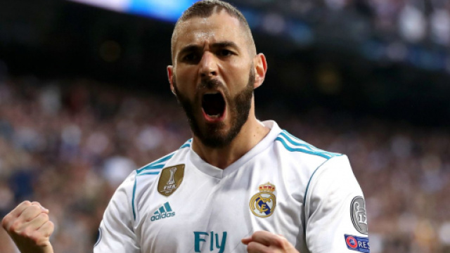 Karim Benzema, attaccante del Real Madrid.