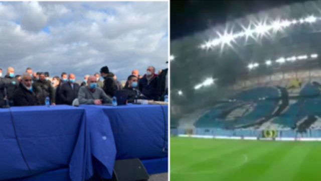 Les supporters de l'OM sont mont&eacute;s au front contre JHE - &copy;captures d'&eacute;cran vid&eacute;o