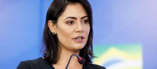Michelle Bolsonaro acusa revista de machismo. (Arquivo Blasting News)