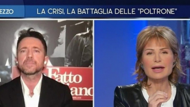 Andrea Scanzi attacca duramente Matteo Renzi durante Otto e mezzo.