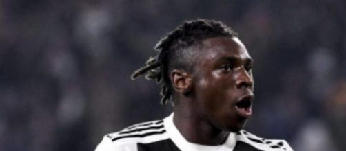 Moise Kean, ex punta della Juventus.