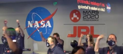 Perseverance Rover of NASA lands successfully on Mars. [Image source/NASA Jet Propulsion Laboratory YouTube video]