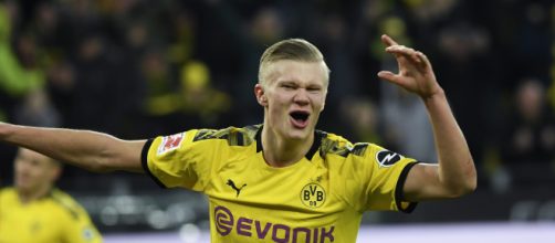 Erling Haaland, attaccante del Borussia Dortmund: ha segnato 27 reti in 25 partite stagionali.