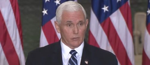 Former Vice President Mike Pence will not be at this year's CPAC. [Image Source: Trump White House Archived/YouTube]
