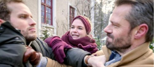 Tempesta d'amore, trame tedesche: Florian scopre che Erik ha costretto Maja a tradirlo.